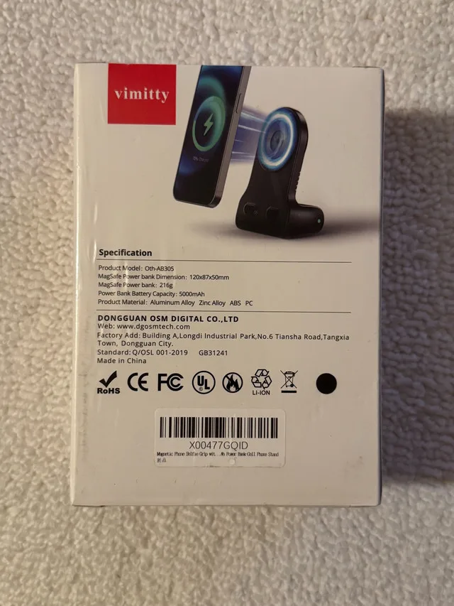 vimitty Magnetic Phone Stand with 5,000mAh image indicator(2)
