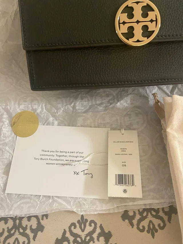 (LIMITED EDITION) Tory Birch olive green purse image indicator(3)