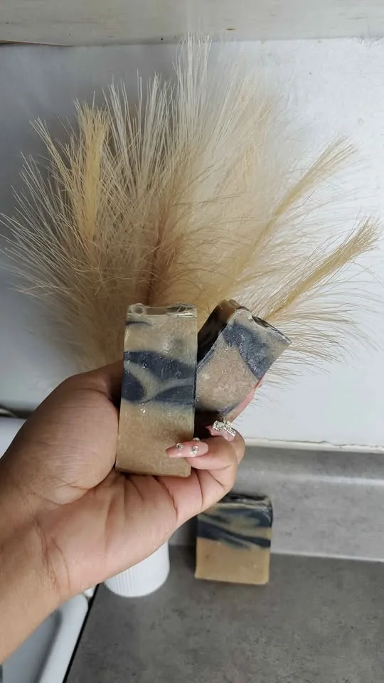 Natural Tumeric & Charcoal Bar Soap image indicator(2)