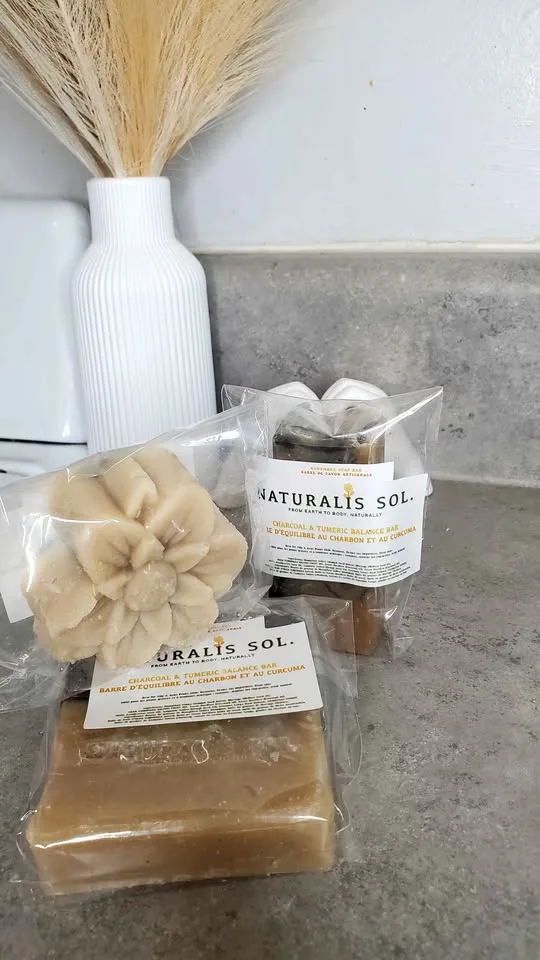 Natural Tumeric & Charcoal Bar Soap image indicator(4)