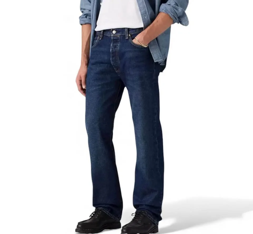 Levi's 501 Men's 34x36 Dark Wash Jeans image indicator(9)