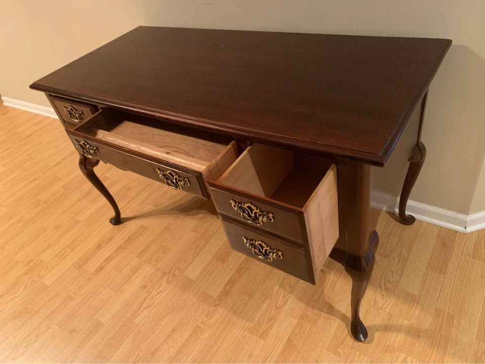 Bassett Brand Solid Cherry Wood Vintage Desk - photo 2