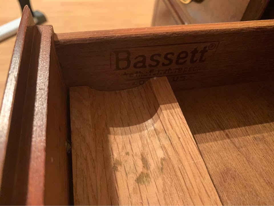Bassett Brand Solid Cherry Wood Vintage Desk - photo 4