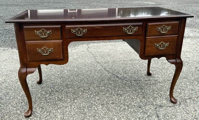 Bassett Brand Solid Cherry Wood Vintage Desk - photo 5