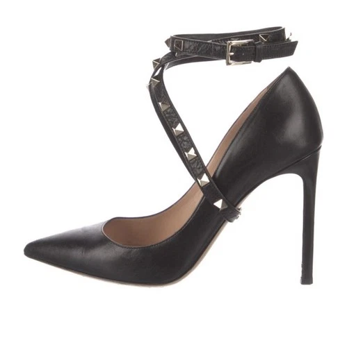 Valentino Womens Rockstud Strappy Stiletto Pumps Size 38 (7.5) - photo 2