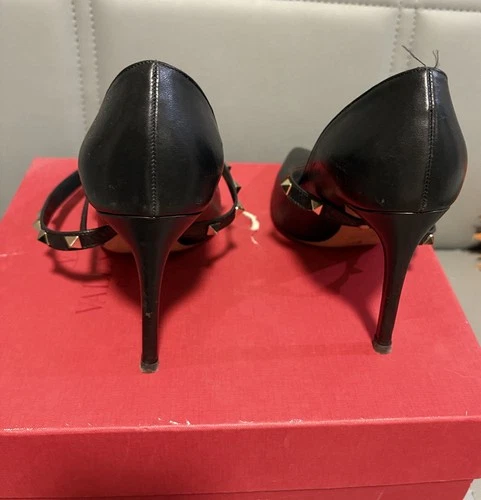 Valentino Womens Rockstud Strappy Stiletto Pumps Size 38 (7.5) - photo 5