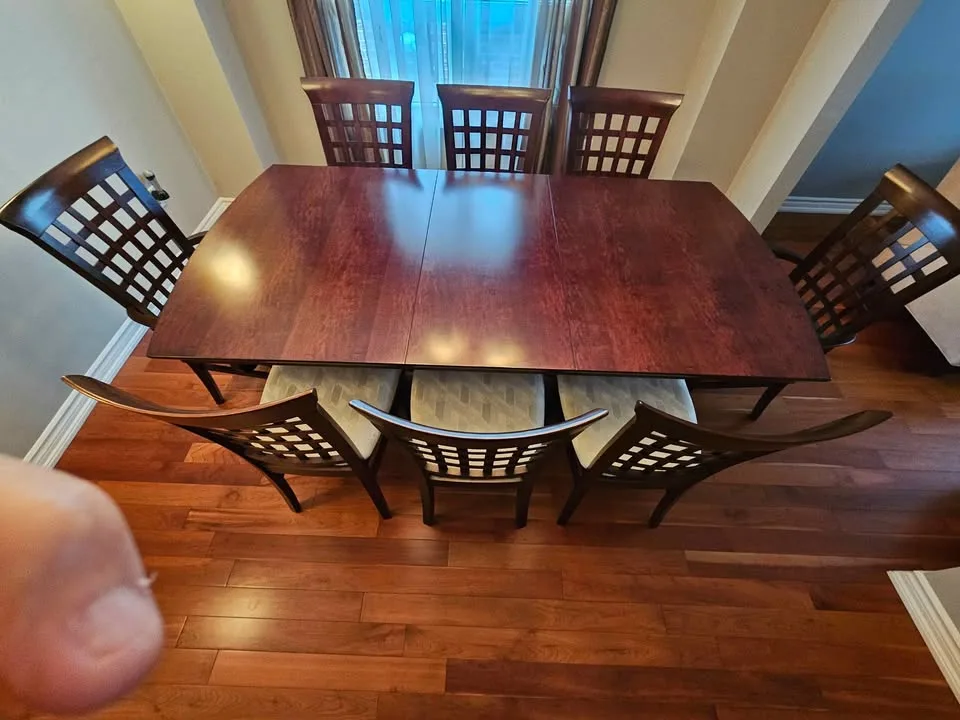Dining Table with 8 Chairs - Solid Wood image indicator(2)