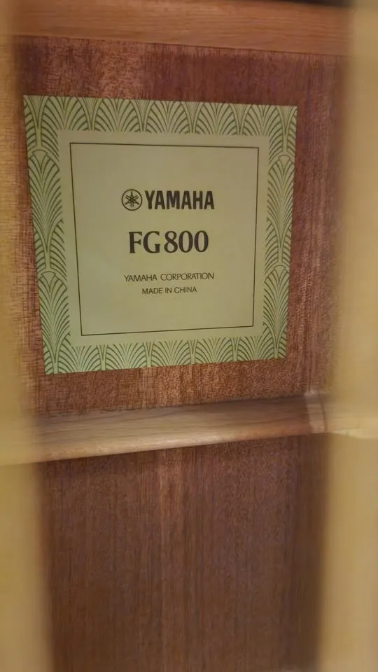 $250 Yamaha FG800 Dreadnaught Acoustic Guitar - Sunburst image indicator(5)
