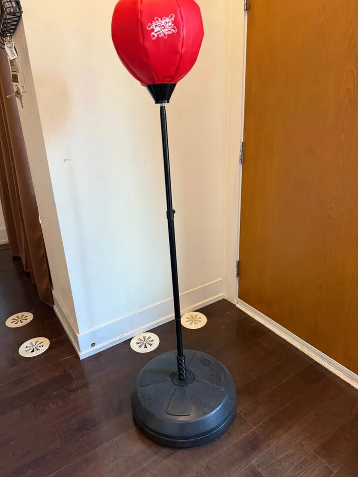 Moving: boxing stand - adjustable height - free image indicator(3)