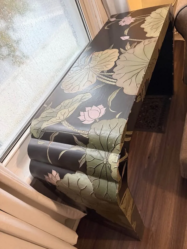 Chinese black lacquer table image indicator(3)