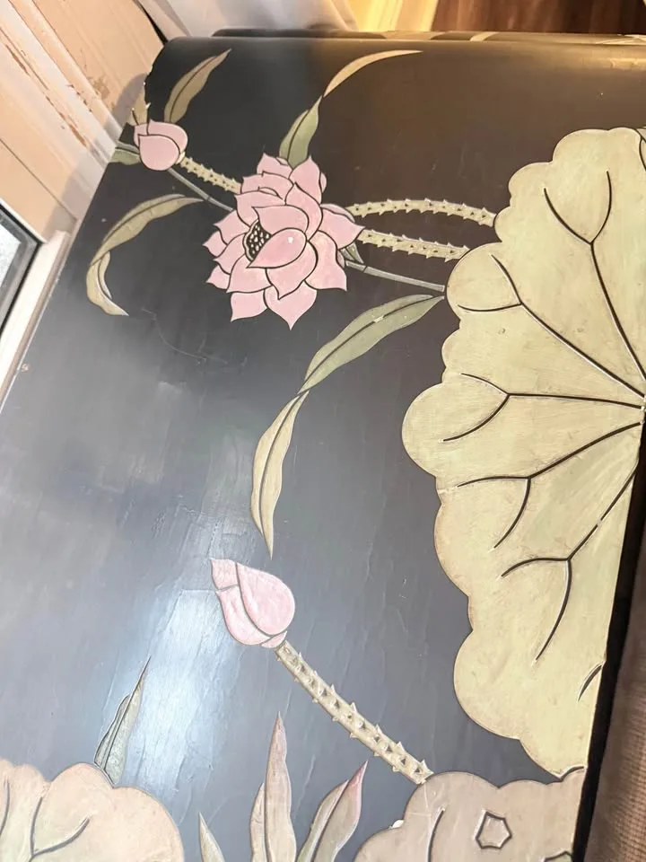 Chinese black lacquer table image indicator(4)