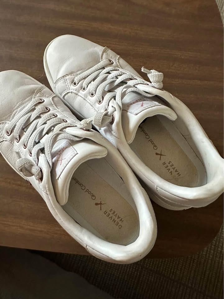 Denver Hayes genuine leather White/Rose Gold Sneaker - photo 3