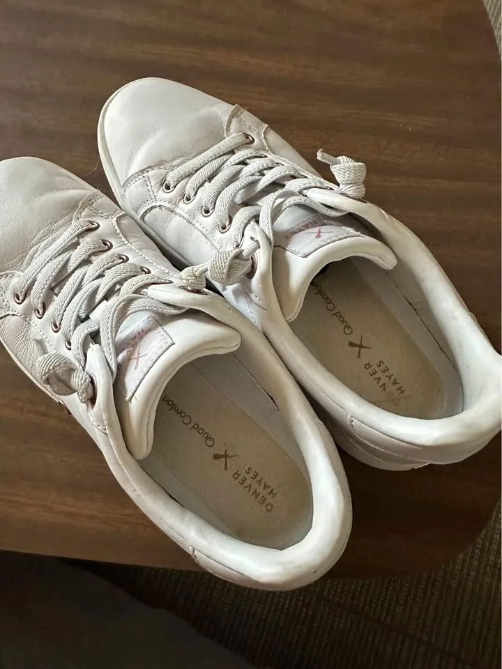 Denver Hayes genuine leather White/Rose Gold Sneaker image indicator(3)