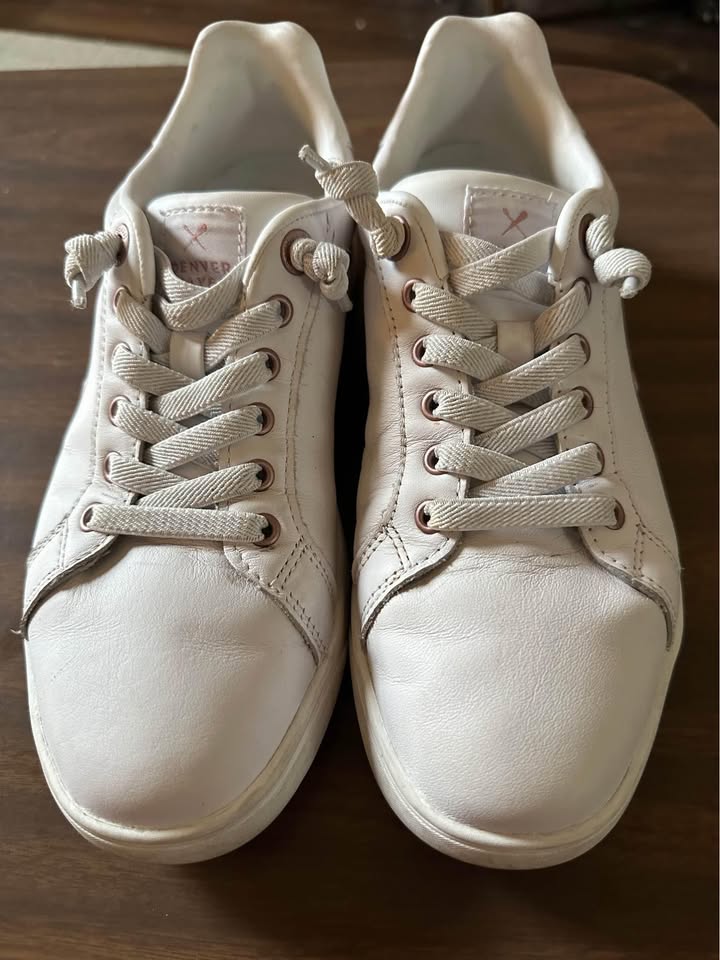 Denver Hayes genuine leather White/Rose Gold Sneaker - photo 5