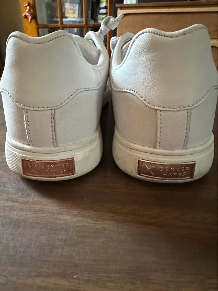 Denver Hayes genuine leather White/Rose Gold Sneaker image indicator(6)
