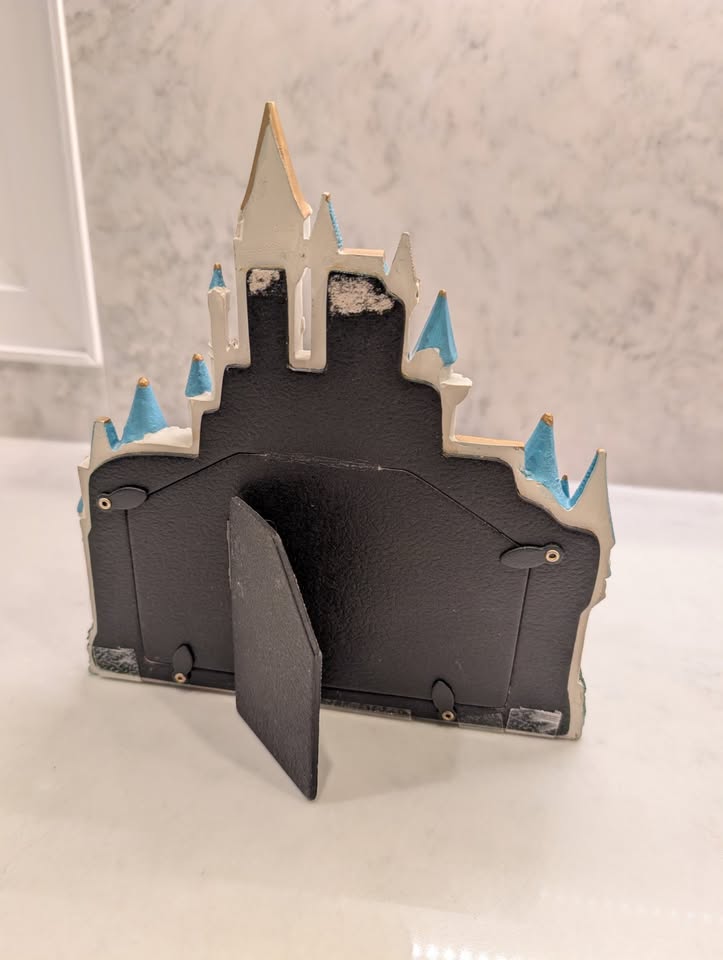 Vintage Disney World Cinderella Castle Tinker Bell 3D Picture Fr - photo 3