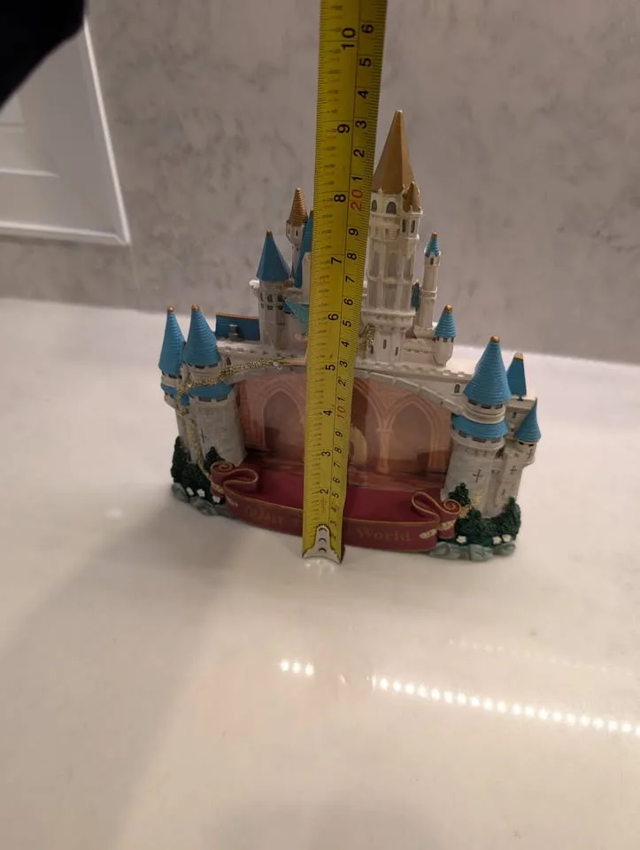 Vintage Disney World Cinderella Castle Tinker Bell 3D Picture Fr image indicator(5)