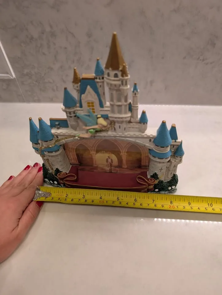 Vintage Disney World Cinderella Castle Tinker Bell 3D Picture Fr image indicator(6)