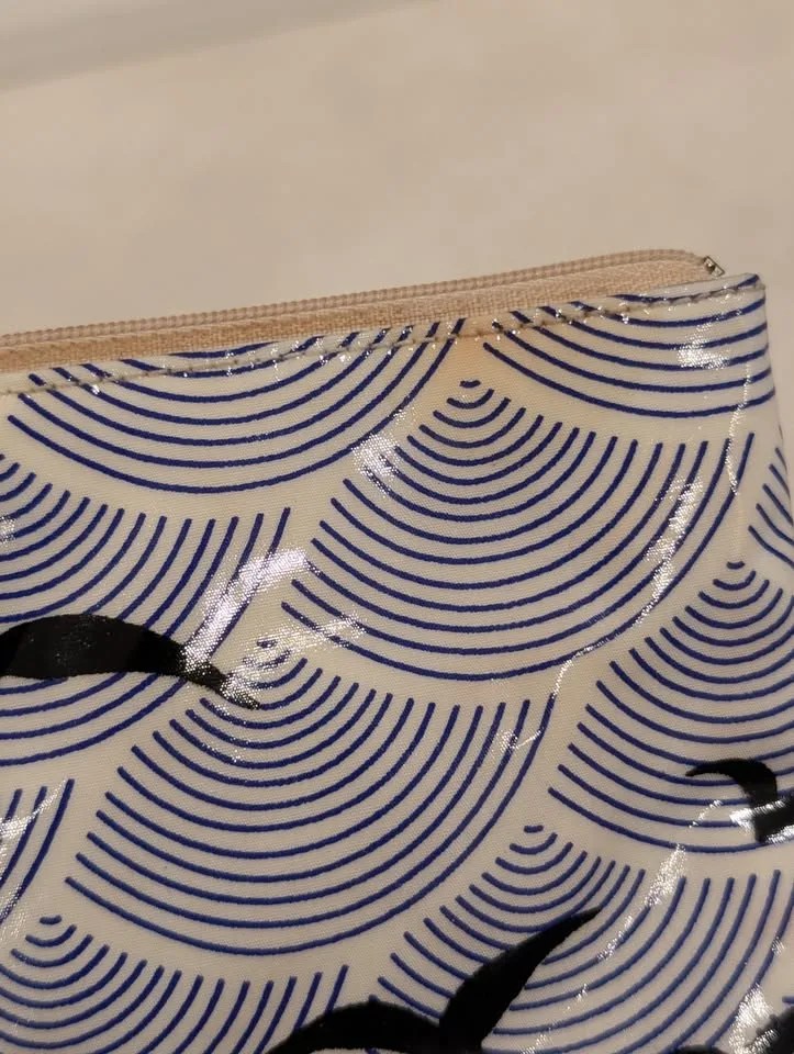 Kate Spade - Blue & White Bird Clutch Cosmetic Bag image indicator(3)