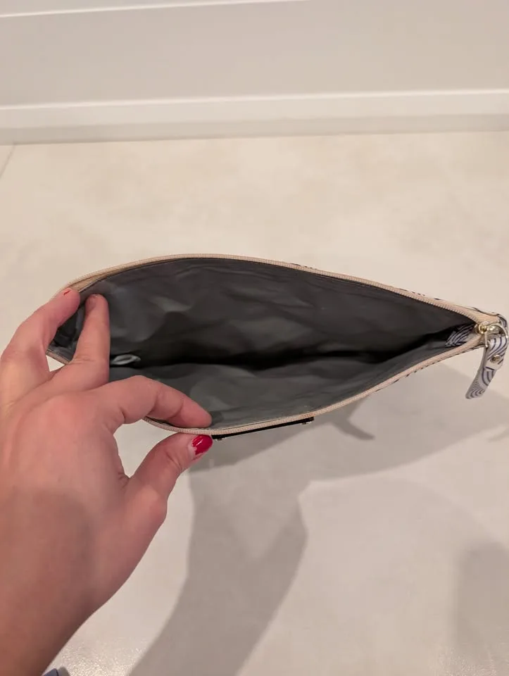 Kate Spade - Blue & White Bird Clutch Cosmetic Bag image indicator(6)