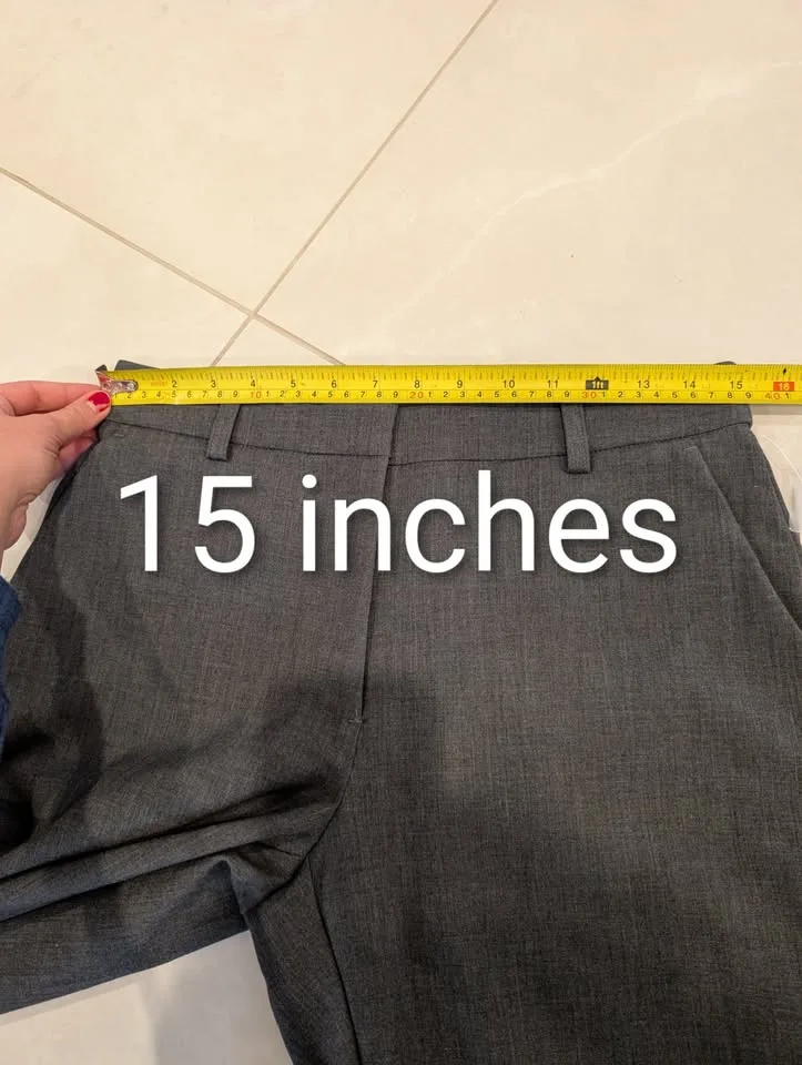 New Ricki's Parker Slim Ankle Pant Size 8 Short Grey image indicator(8)