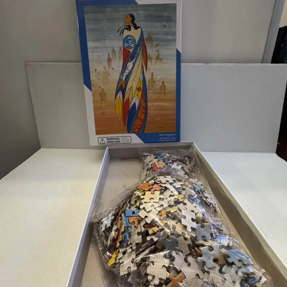 "Not Forgotten" Indigenous Art Puzzle by Maxine Noel. 1000 pcs. image indicator(4)