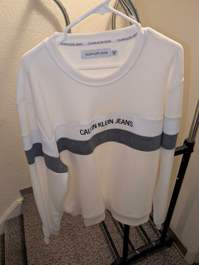 Brand New Calvin Klein warm sweatshirt CK labels