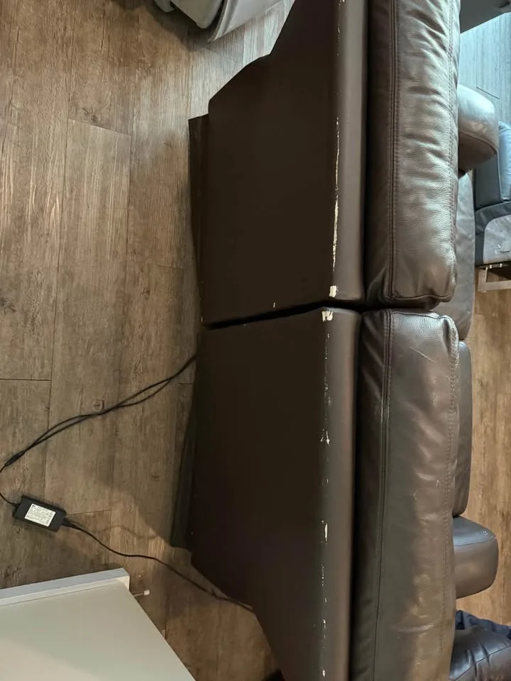 Brown Recliner Sofa – Good Condition image indicator(3)