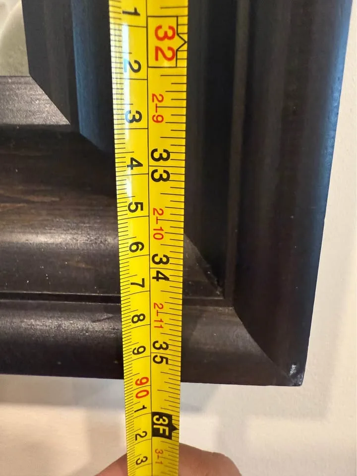 Wall Mirror – Wooden Frame (Brown) 🪞 image indicator(3)