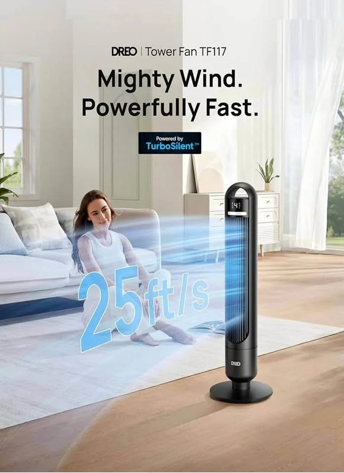 🔥 Dreo Tower Fan TF117 – Brand New, Ultra-Quiet & Powerful thumbnail