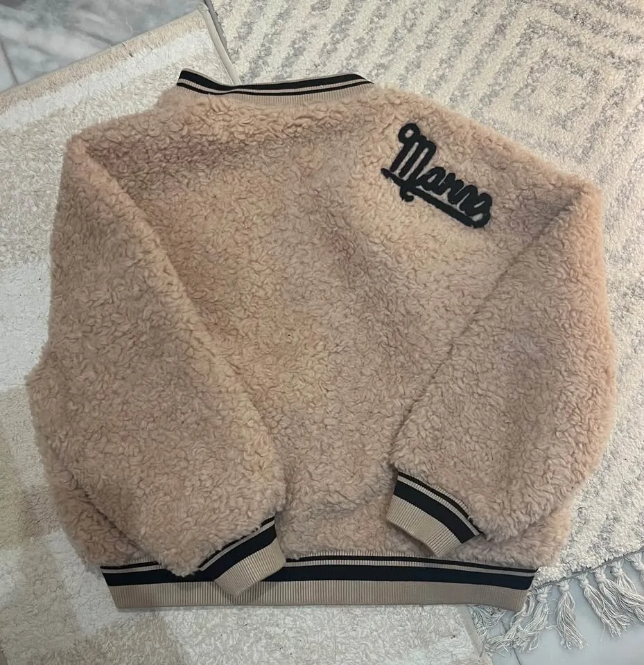 Woman fleece bomber jacket M both size image indicator(3)