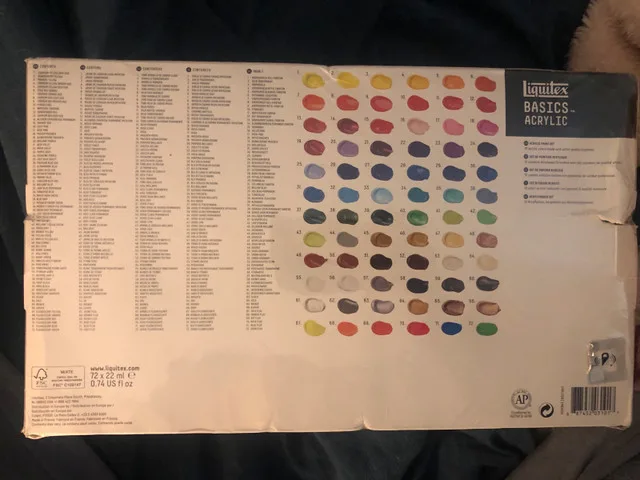 Liquitex Basics Acrylic Paint Set image indicator(2)