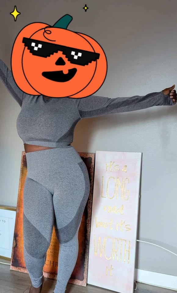 Seamless 2-Piece Workout Set Butt-Lifting Leggings + Crop Top - photo 2