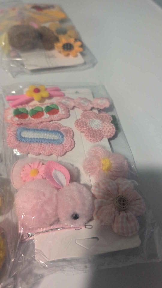 Cute Kids Hair Clip Sets – Bunny, Flower & Bow Designs - photo 2