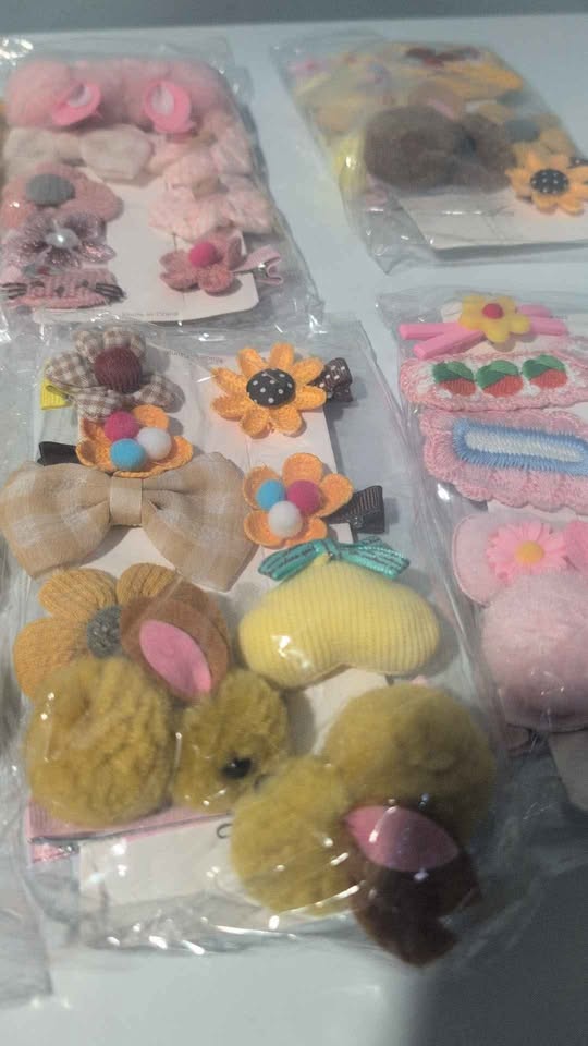 Cute Kids Hair Clip Sets – Bunny, Flower & Bow Designs - photo 3