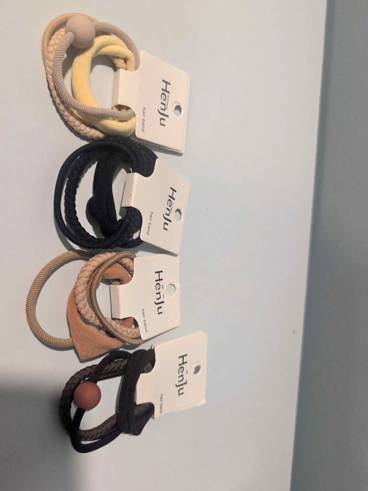 Neutral Hair Tie Sets – Elegant, Tangle-Free & Perfect for Every