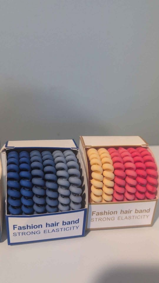 Spiral Hair Tie Sets – No-Crease, Strong Hold & Super Cute Color - photo 2