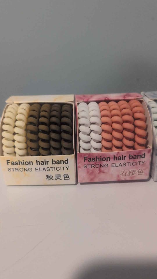 Spiral Hair Tie Sets – No-Crease, Strong Hold & Super Cute Color - photo 4