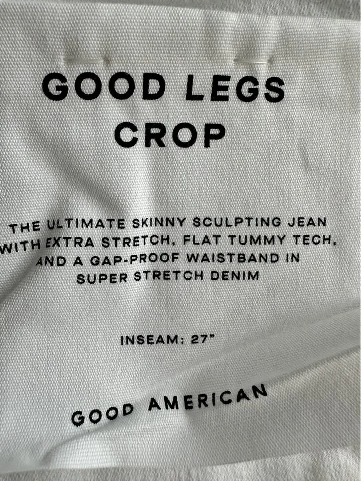NWT Good American White Pants image indicator(3)