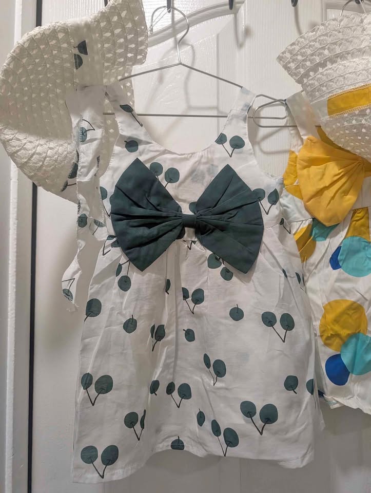 Brand New Girls Dresses with Hats