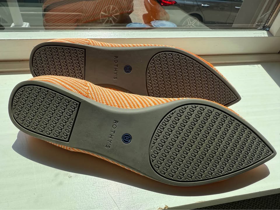 Rothy’s The Point Flats Tigers Eye – Size 11W – Like New - photo 2