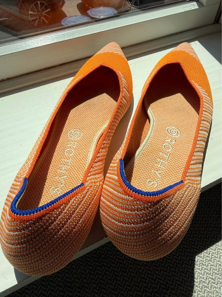 Rothy’s The Point Flats Tigers Eye – Size 11W – Like New - photo 3