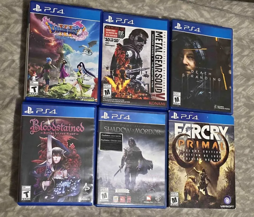 PS4 Games - Used Excellent Condition