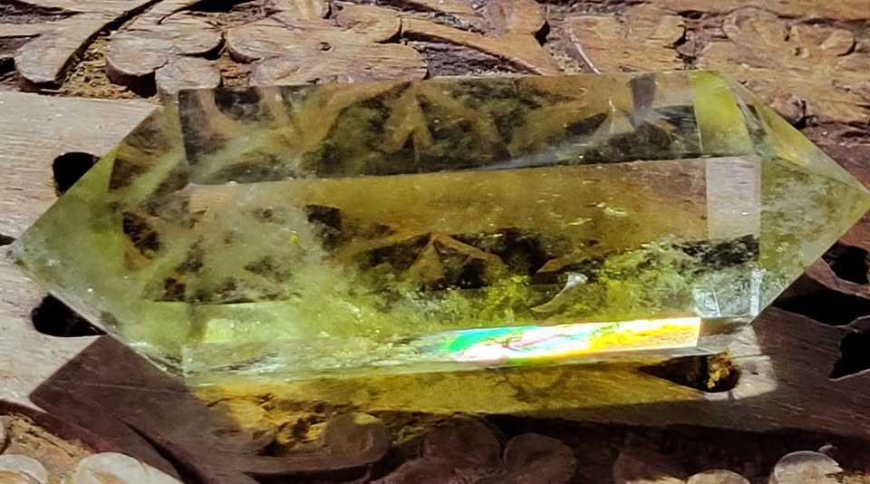 Citrine Doube Terminated Point - photo 4