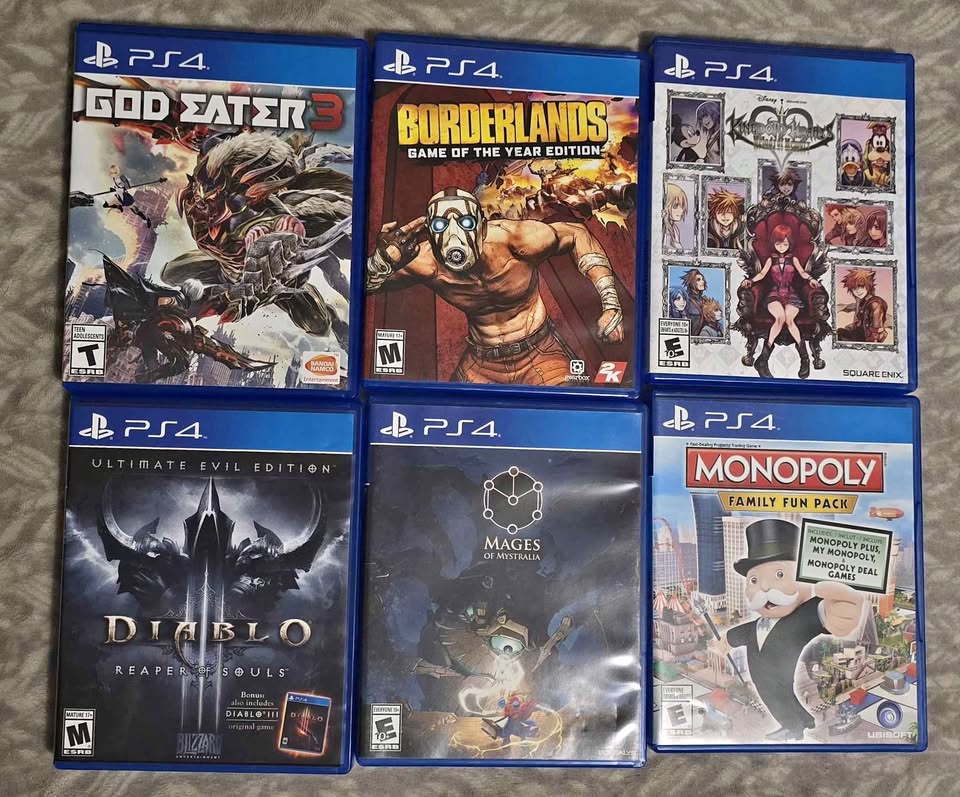 PS4 Games - Excellent Used Condition