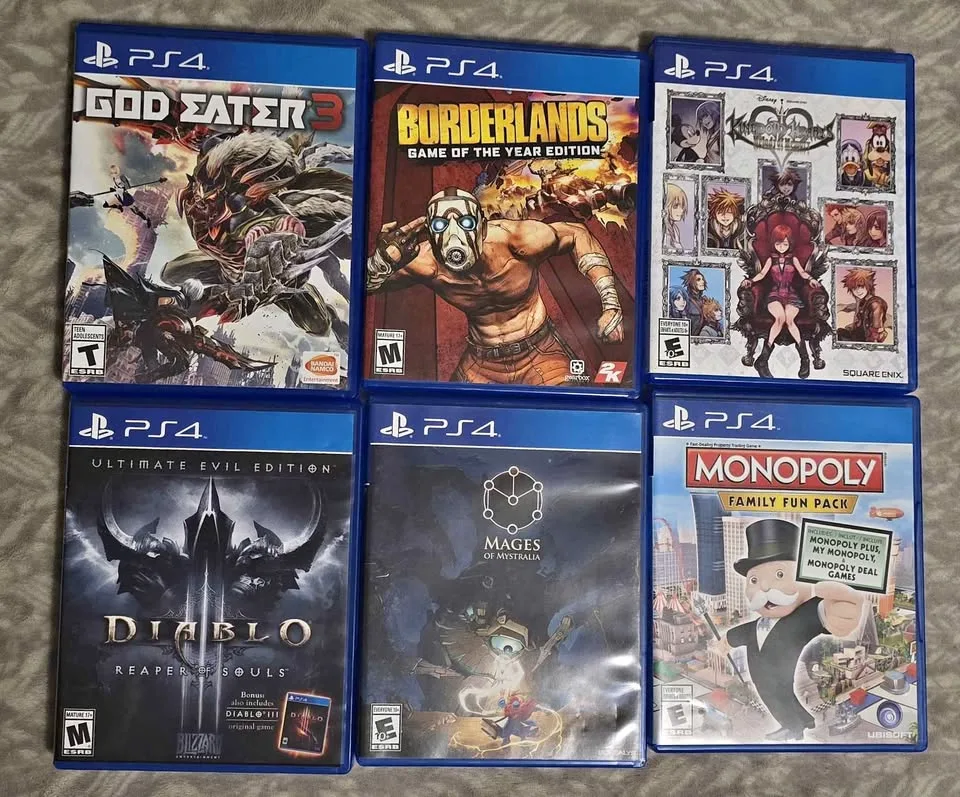 PS4 Games - Excellent Used Condition