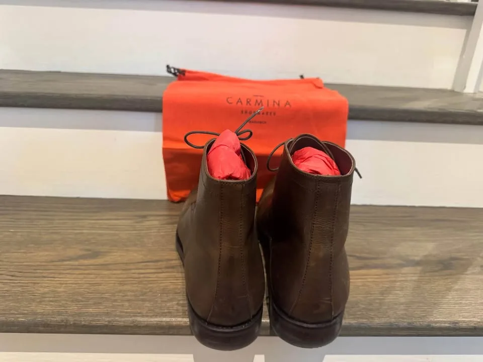 Men’s Carmina Cap Toe Boots - UK 11 image indicator(2)