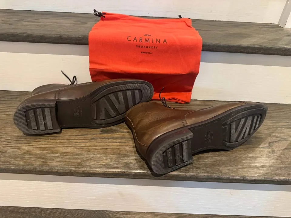 Men’s Carmina Cap Toe Boots - UK 11 image indicator(3)