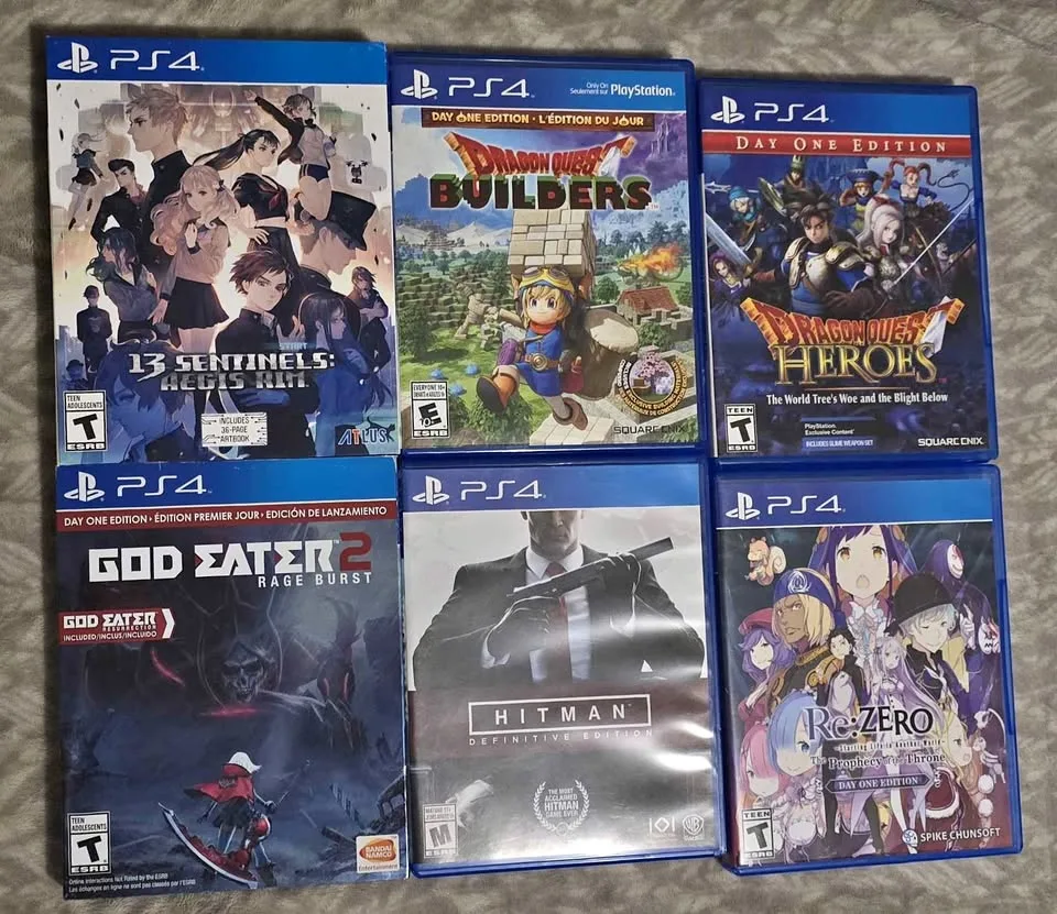 PS4 Games- Used Excellent Condition