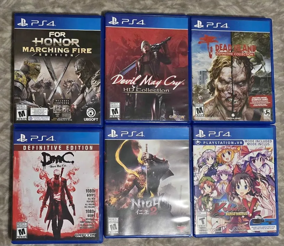 PS4 Games - Used Excellent Condition